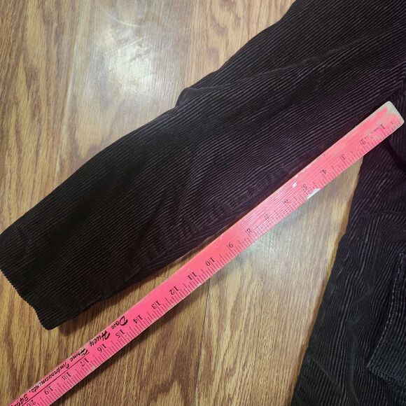Sonoma Life+Style Corduroy Blazer Jacket Womens Size S Dark Brown Cotton Pockets - Picture 7 of 14